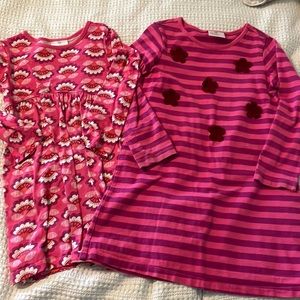 Lot of 2 Hanna Andersson dresses size 120